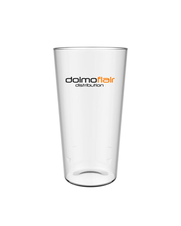 Biergläser personalisierbar mit Text und Logo Birra Conico SAN 600cc. MITTLERE 500 ccm. aus unzerbrechlichem Kunststoff