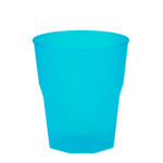 Soft-Cocktailgläser personalisiert mit Text und Logo Granity light PP 350cc. Frost MID 250cc. -Türkis in unzerbrechlichem Kunststoff