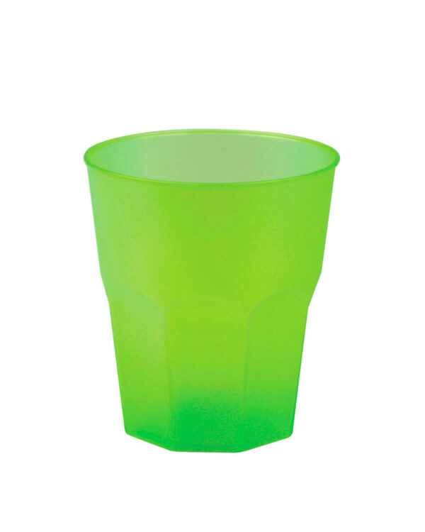 Soft-Cocktailgläser personalisiert mit Text und Logo Granity light PP 350cc. Frost MID 250cc. -Türkis in unzerbrechlichem Kunststoff