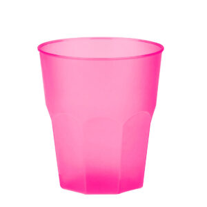 Soft Cocktail Glasses customizable with text and logo Granity light PP 350cc. Frost MID 250cc. -Turquoise in unbreakable plastic