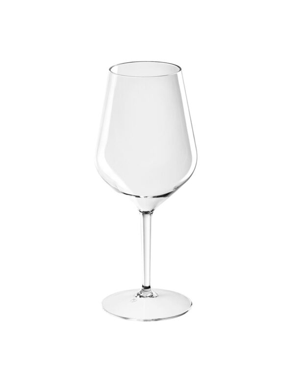 Personalisiertes Aperitifglas mit Texten und Logo Wine Cocktail TT 470cc. -Transparent aus unzerbrechlichem Kunststoff