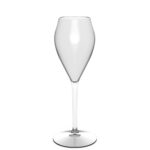 Sektgläser personalisierbar mit Texten und Logo Petit Perlage TT 160cc. -Transparent aus unzerbrechlichem Kunststoff