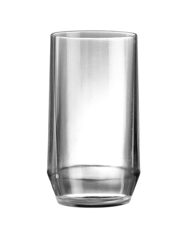 Anpassbares Cocktailglas mit Texten und Tumbler PC 400cc Logo. - Durchsichtig aus unzerbrechlichem Kunststoff