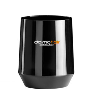 Anpassbares Cocktailglas mit Texten und Tumbler PC 300cc Logo. - Schwarz aus unzerbrechlichem Kunststoff