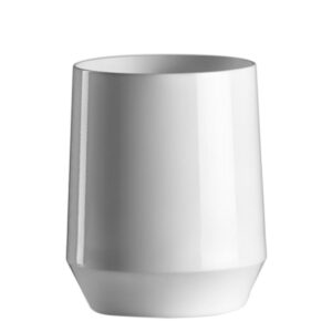 Anpassbares Cocktailglas mit Texten und Tumbler PC 300cc Logo. - Weiß aus unzerbrechlichem Kunststoff