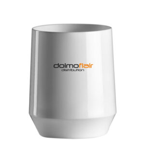 Anpassbares Cocktailglas mit Texten und Tumbler PC 300cc Logo. - Weiß aus unzerbrechlichem Kunststoff