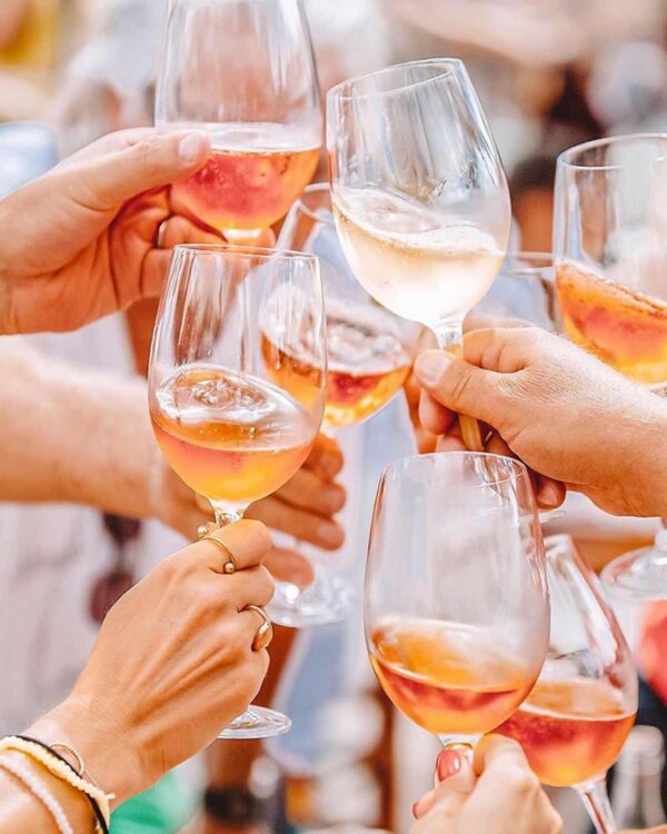 customizable wine goblet big pack with text and 510cc logo. 200 pcs. -Transparent in unbreakable plastic