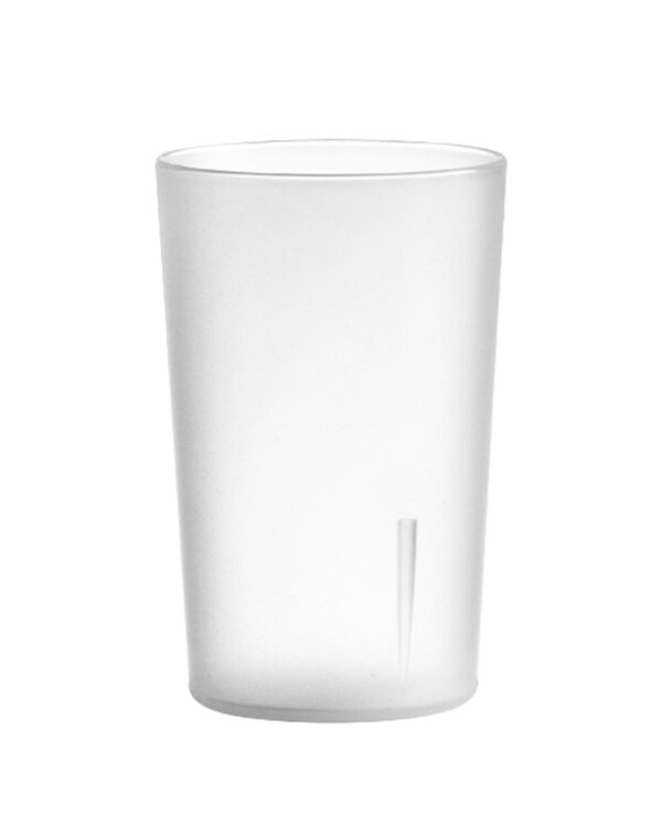 Bicchiere Conico trasparente frost